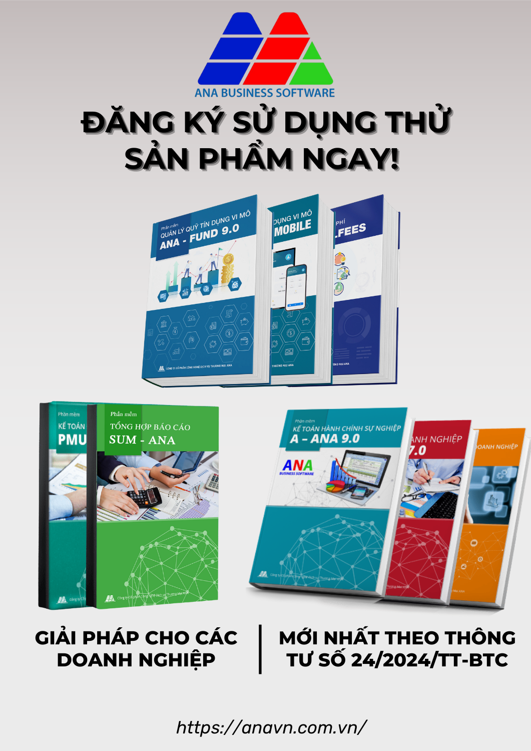 Phần mềm kế toán ANA - chính xác, hiệu quả, nhanh gọn
